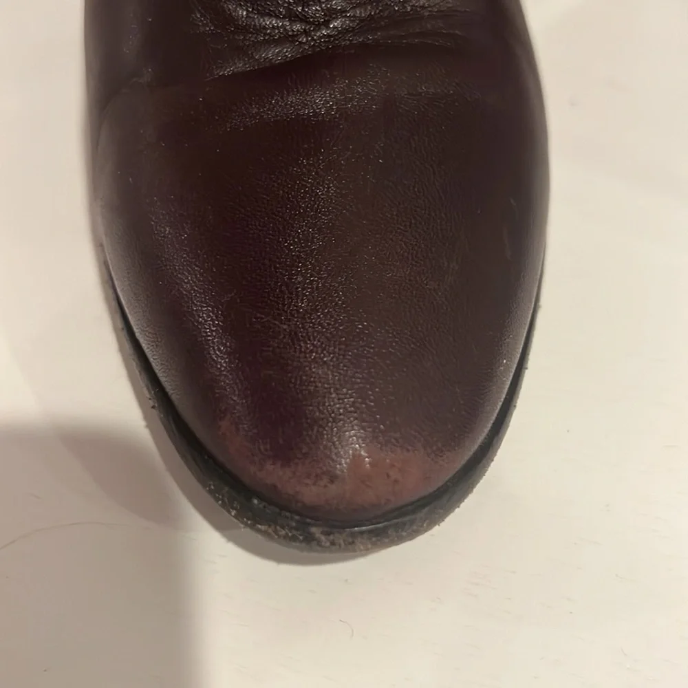 Balenciaga Violet Plum Leather Boots 37 - Picture 10 of 10